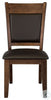 Wieland Light Rustic Brown Side Chair (Set of 2) pc332