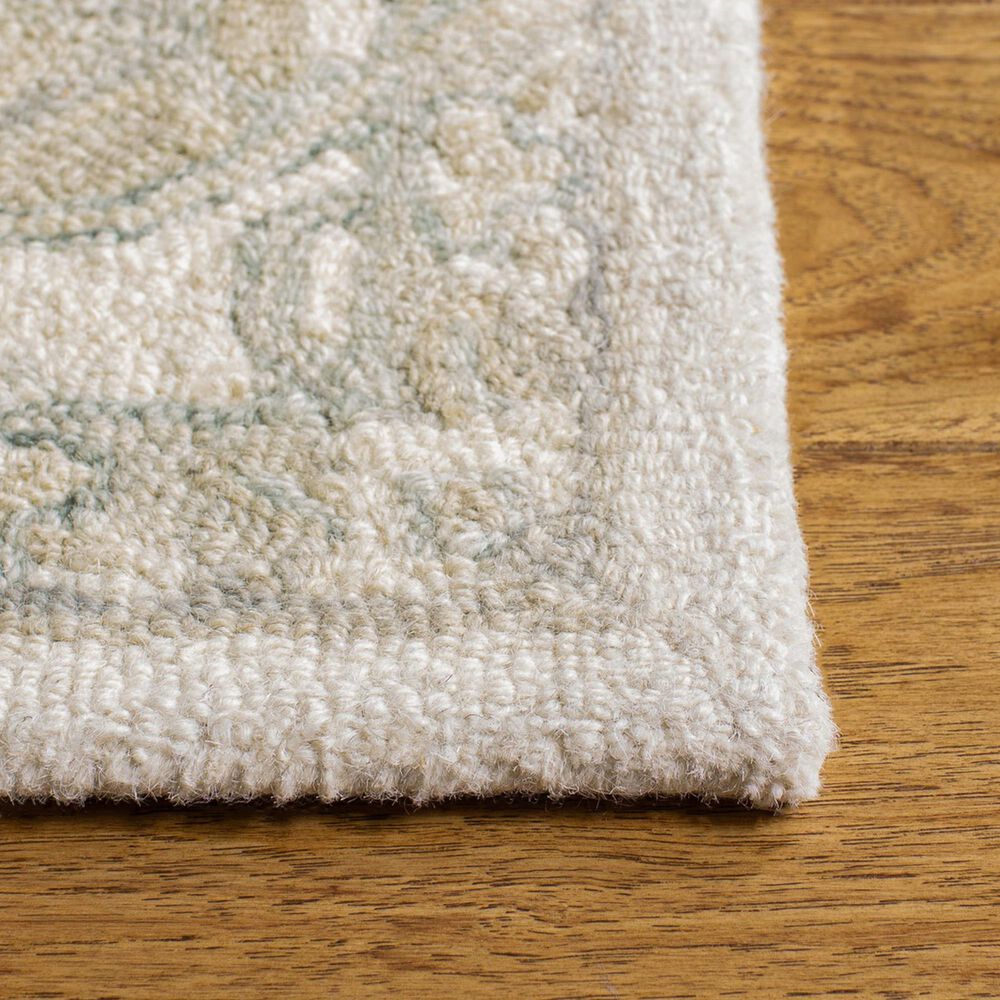 2'3" x 21' Ivory and Beige Runner