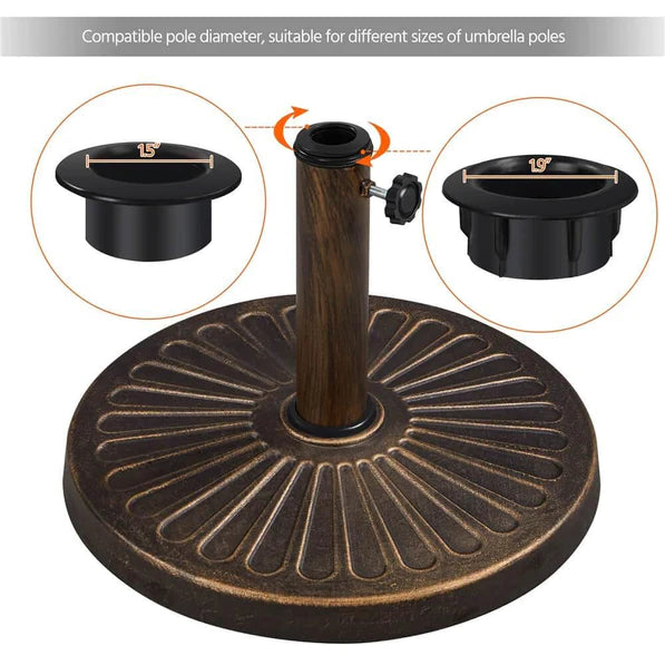 17.5" Patio Umbrella Base