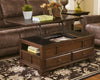 Gately Medium Brown Lift Top Cocktail Table AH259