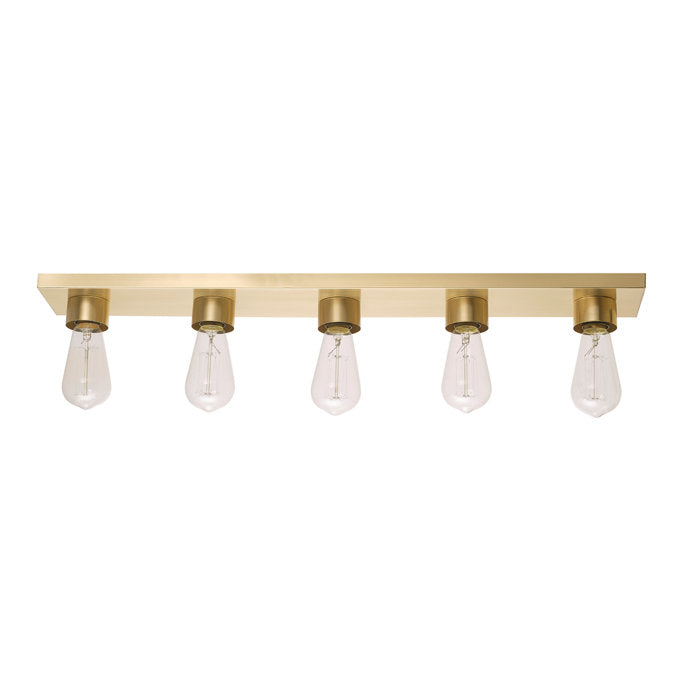 5 -Light Dimmable Vanity Lighting, gold