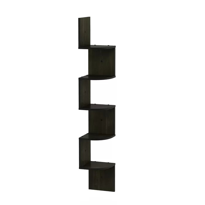 5 Piece Corner Wall Shelf