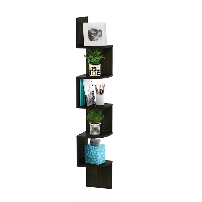 5 Piece Corner Wall Shelf