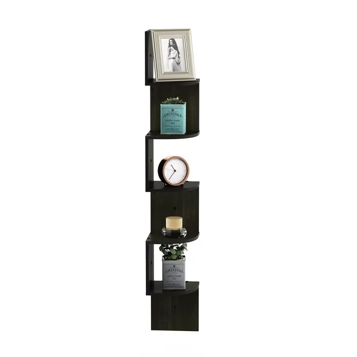 5 Piece Corner Wall Shelf