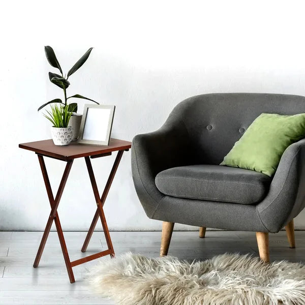 5 Piece TV Tray Table Set