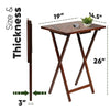 5 Piece TV Tray Table Set