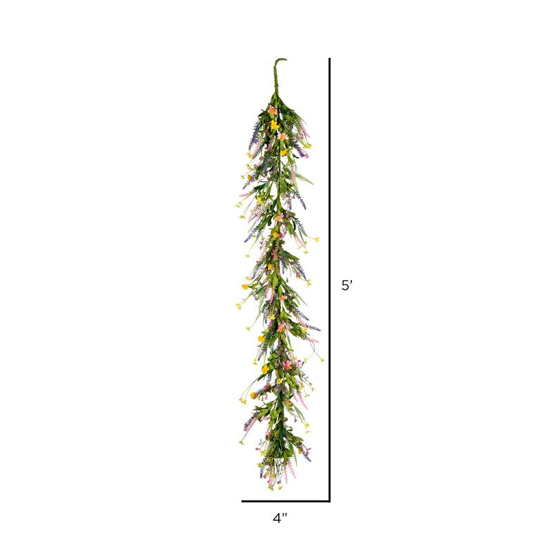 5' Wild Flower Garland (Set of 2) B88-KS340