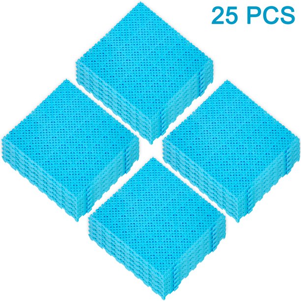 12in x 12in Drainage Tiles Interlocking 25 Pack Blue, Outdoor Modular Interlocking Deck Tile, Dry Deck Tiles for Pool Shower Sauna Bathroom Deck Patio Garage