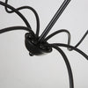 6-Light Wrought Iron Candle Chandelier
