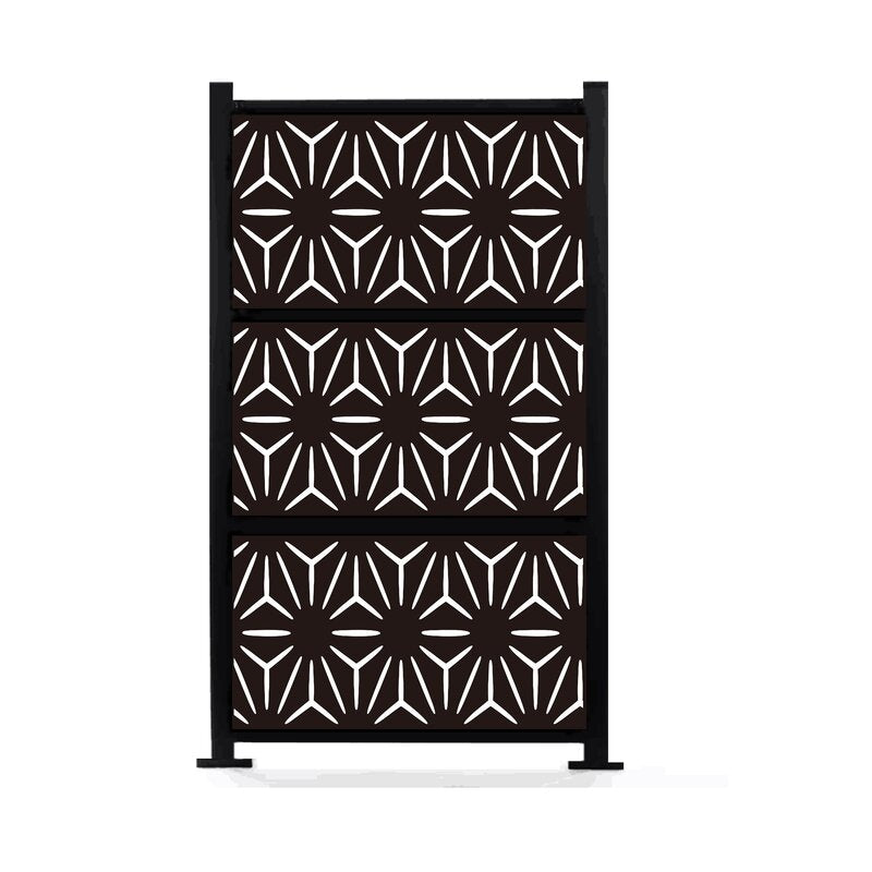 6.3 ft. H X 4.3 ft. W Metal Fence Panel