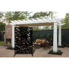 6.3 ft H x 4 ft W Laser Cut Metal Privacy Screen