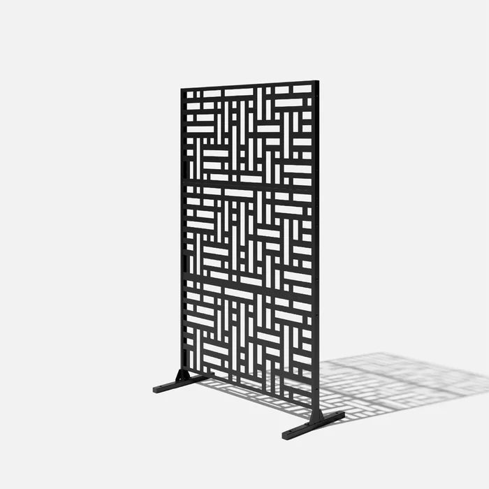 6.5 ft. H x 4 ft. W Screen Series Metal Privacy Screen (Set of 3)