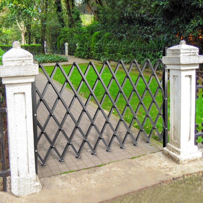 6.5 ft. H x 6.5 ft. W Folding Metal Gate