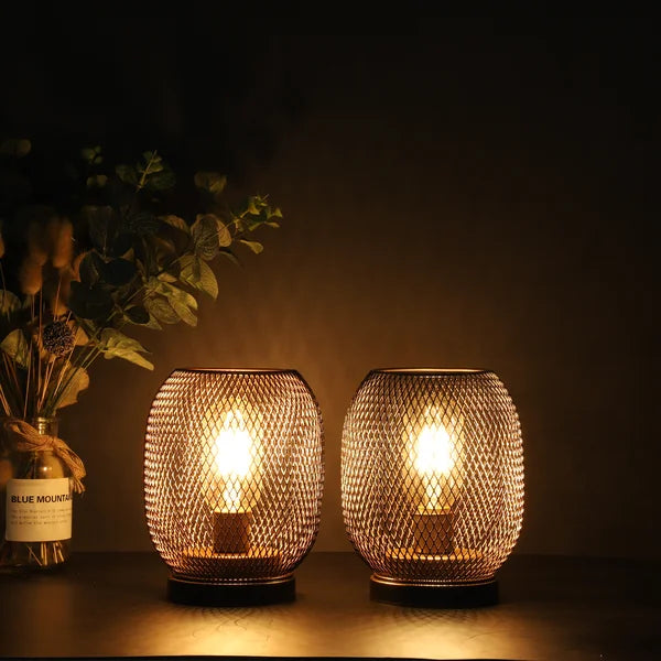 6.7" Battery Powered Outdoor Table Lamp (Set of 2)