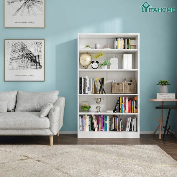 60'' H x 35.4'' W Bookcase