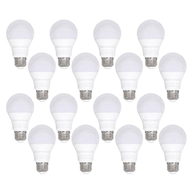 60 Watt (60 Watt Equivalent), A20 LED, Non-Dimmable Light Bulb, Warm White (2700K) E26/Medium (Standard) Base (Set of 16)