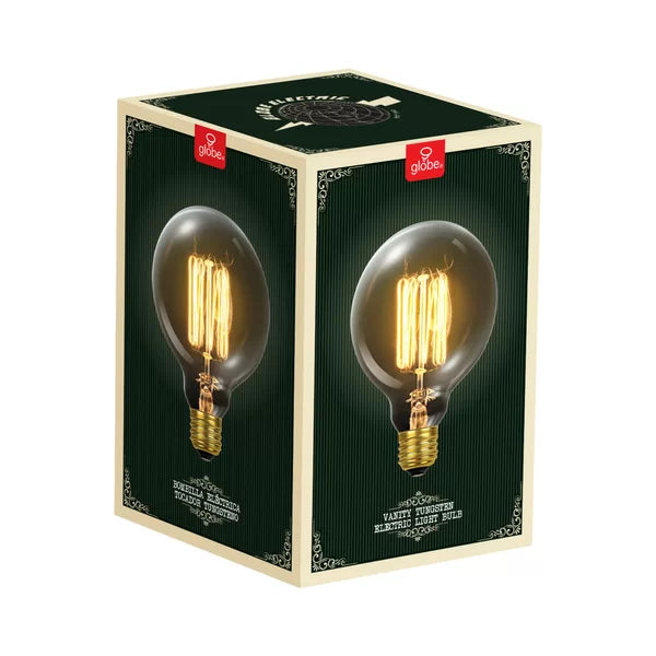 01320 60 Watt, G30, Incandescent Dimmable Light Bulb, Warm White (2200K) E26/Medium (Standard) Base - SET OF 3