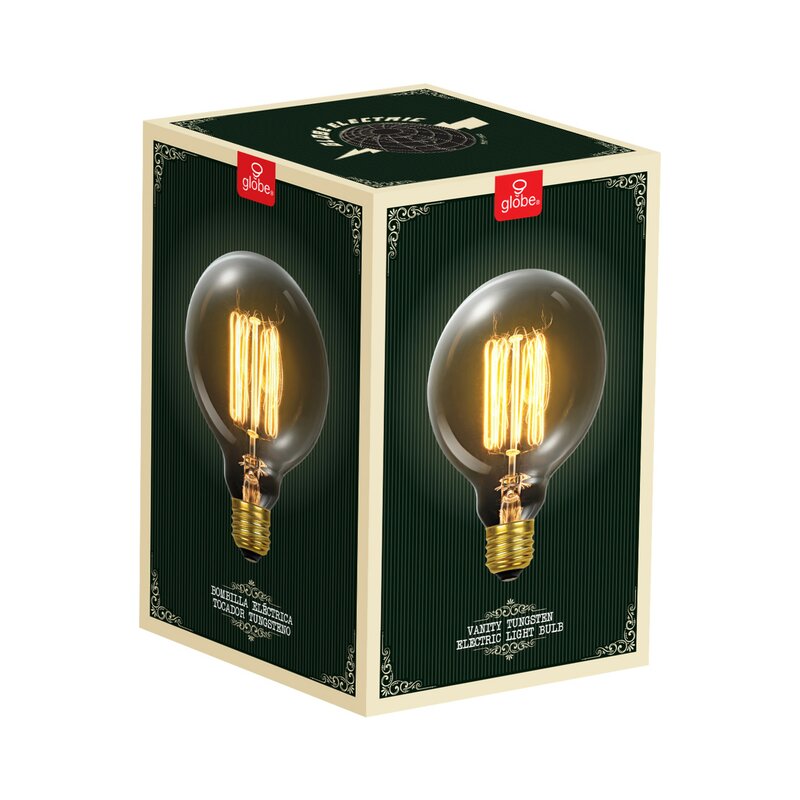 60 Watt, G30, Incandescent Dimmable Light Bulb, Warm White (2700K) E26/Medium (Standard) Base
