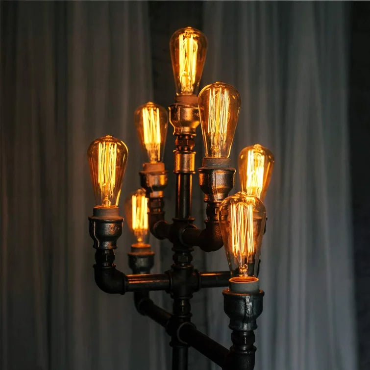 60 Watt, ST64 Incandescent, Dimmable Light Bulb, Warm White (2700K) E26/Medium (Standard) Base (Set of 6)