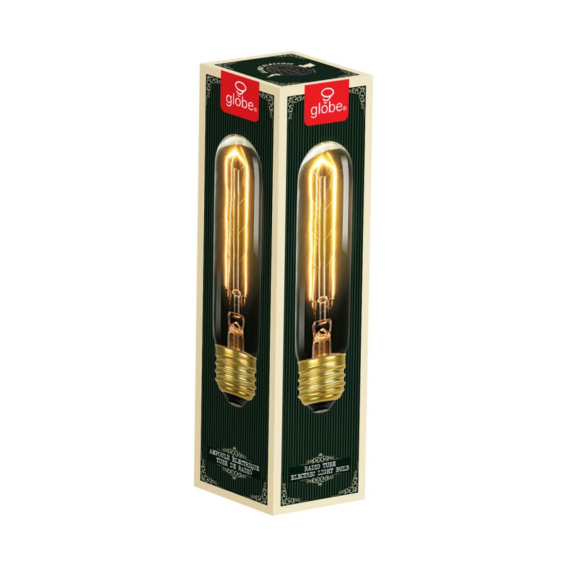 01322 60 Watt, T10 Incandescent, Dimmable Light Bulb, Warm White (2700K) E26/Medium (Standard) Base (Set of 7) HAB208