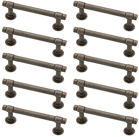 3" (76mm) Straight Bar Pull, 3" (76 mm), Warm Chestnut, 10 Count