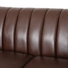 61.75'' Faux Leather Rolled Arm Loveseat