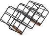 Gourmet Basics by Mikasa 5176737 12-Bottle Metal Stackable Wine Storage Rack, Antique Black 7301