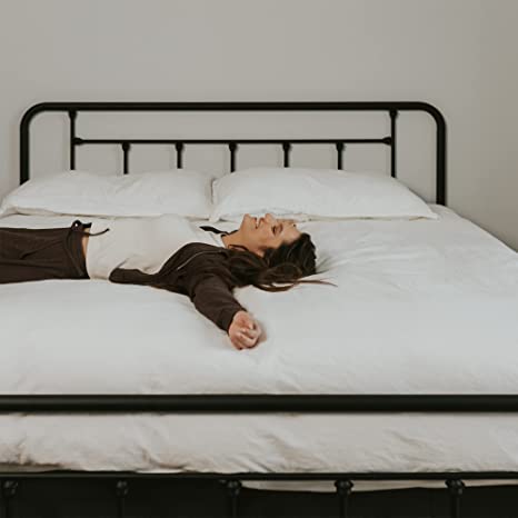 Baldwin Headboard + Footboard Matte Black Steel Headboard Frame with 1-Step Powder Finish - Headboard and Footboard Only Full Size