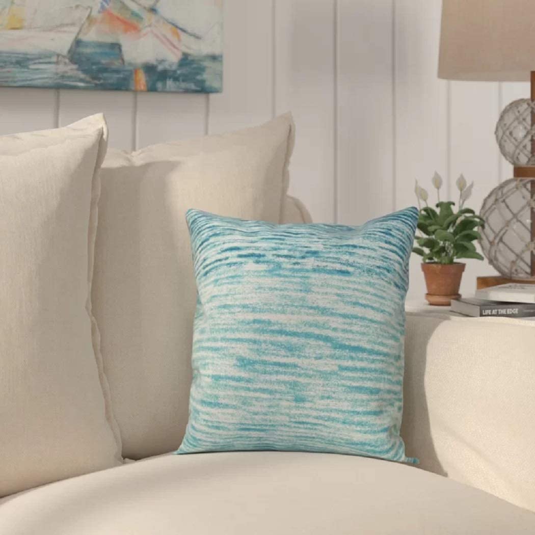 Beachcrest Home Jacque Ocean View Throw Pillow 16 Inch Square SC729