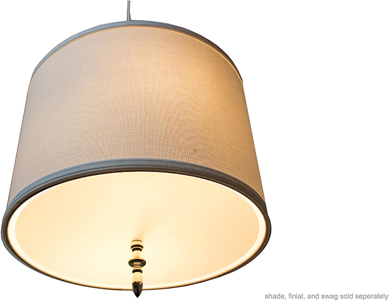15" Round Diffuser Translucent frosted White (will Soften Light from Drum Lampshades and Pendants)
