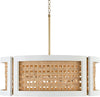 Capitol Lighting 6 Light Dimmable Drum Chandelier