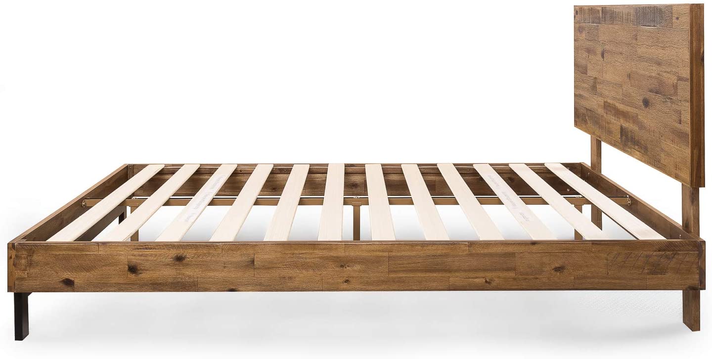 Zinus Tricia Platform Bed, King, Brown KING