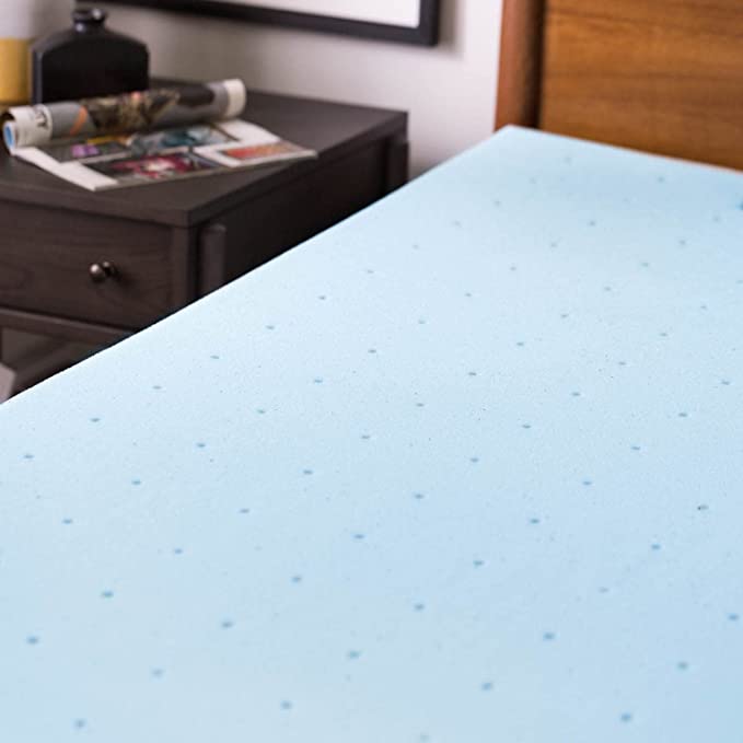 3 Inch Mattress Topper California King - Gel Infused Memory Foam – Memory Foam Mattress Topper California King – Ventilated Design – CertiPur Certified