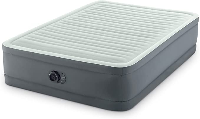 PremAire I Fiber-Tech Elevated Dura Beam Technology Home Air Mattress Bed with Electric Built-in Pump, Full