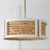 Capitol Lighting 6 Light Dimmable Drum Chandelier