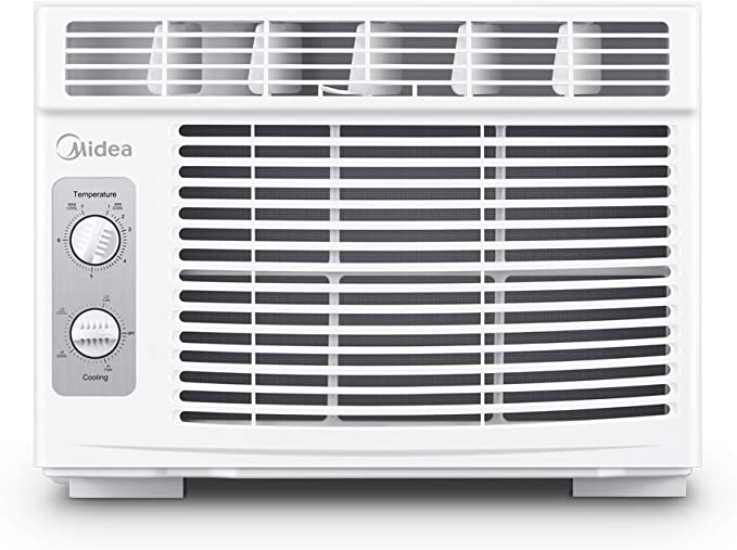5,000 BTU EasyCool Window Air Conditioner and Fan - Cool up to 150 Sq. Ft. with Easy to Use Mechanical Control and Reusable Filter