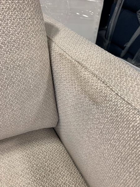 97" Cream Sofa with Down Fill package