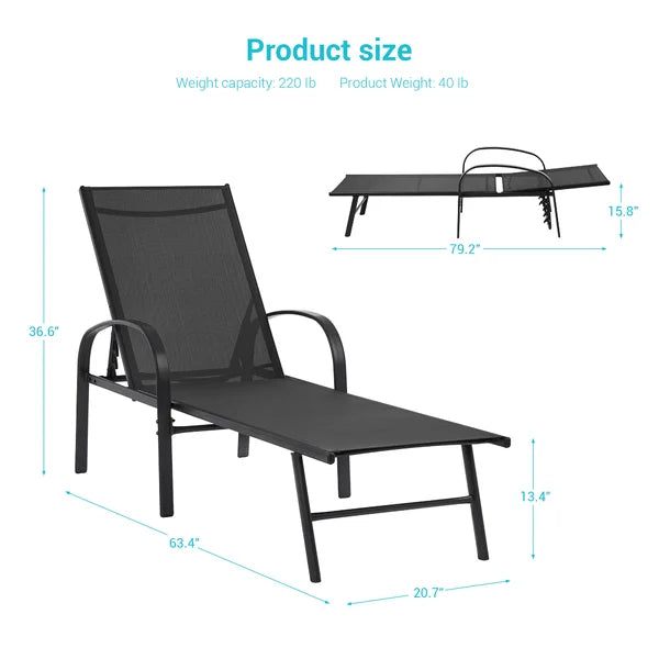 63.4'' Long Single Chaise