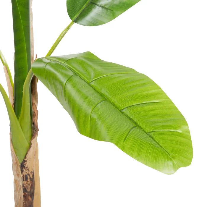 64" Artificial Banana Leaf Plant in Pot