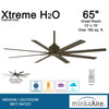 65'' Xtreme 8 - Blade Outdoor Smart Standard Ceiling Fan with Remote Control