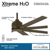 65'' Xtreme 8 - Blade Outdoor Smart Standard Ceiling Fan with Remote Control