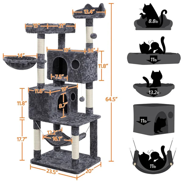 65" Cat Condo