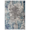 Luxe Weavers Euston Collection Abstract Area Rug Dark Blue, Light Blue 9x12