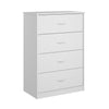 Mainstays Classic 4 Drawer Dresser, White TTR380
