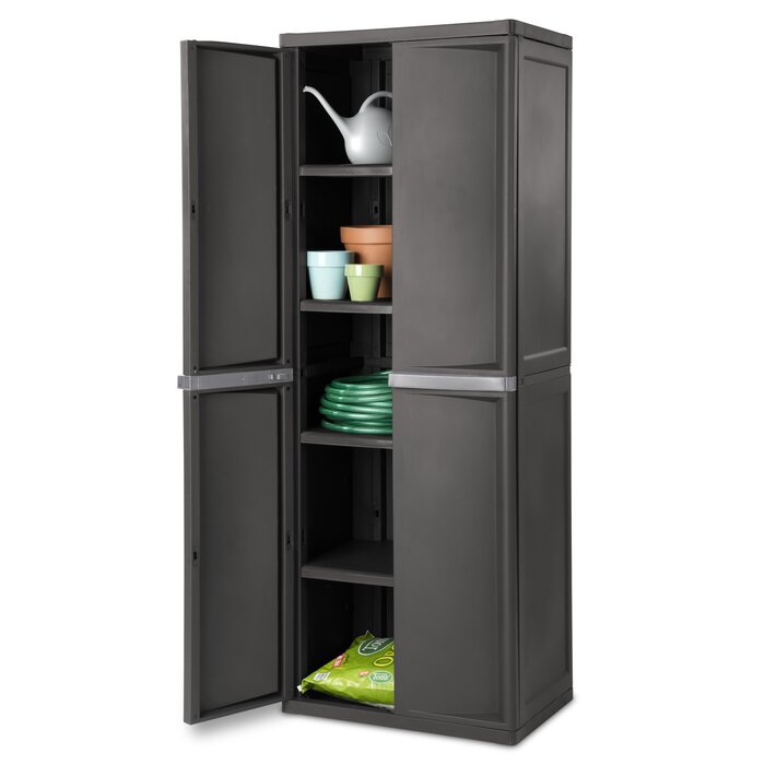 69.4" H x 25.6" W x 18.9" D Storage Cabinet
