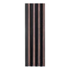 Dark Brown/Black Wall Paneling (Set of 4)
