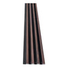 Dark Brown/Black Wall Paneling (Set of 4)