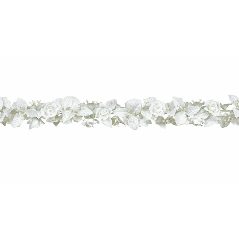 6' Rose and Leaf Garland - Set of 4! - #TM15