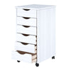 6 Drawer Rolling Storage Chest