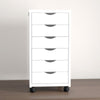 6 Drawer Rolling Storage Chest